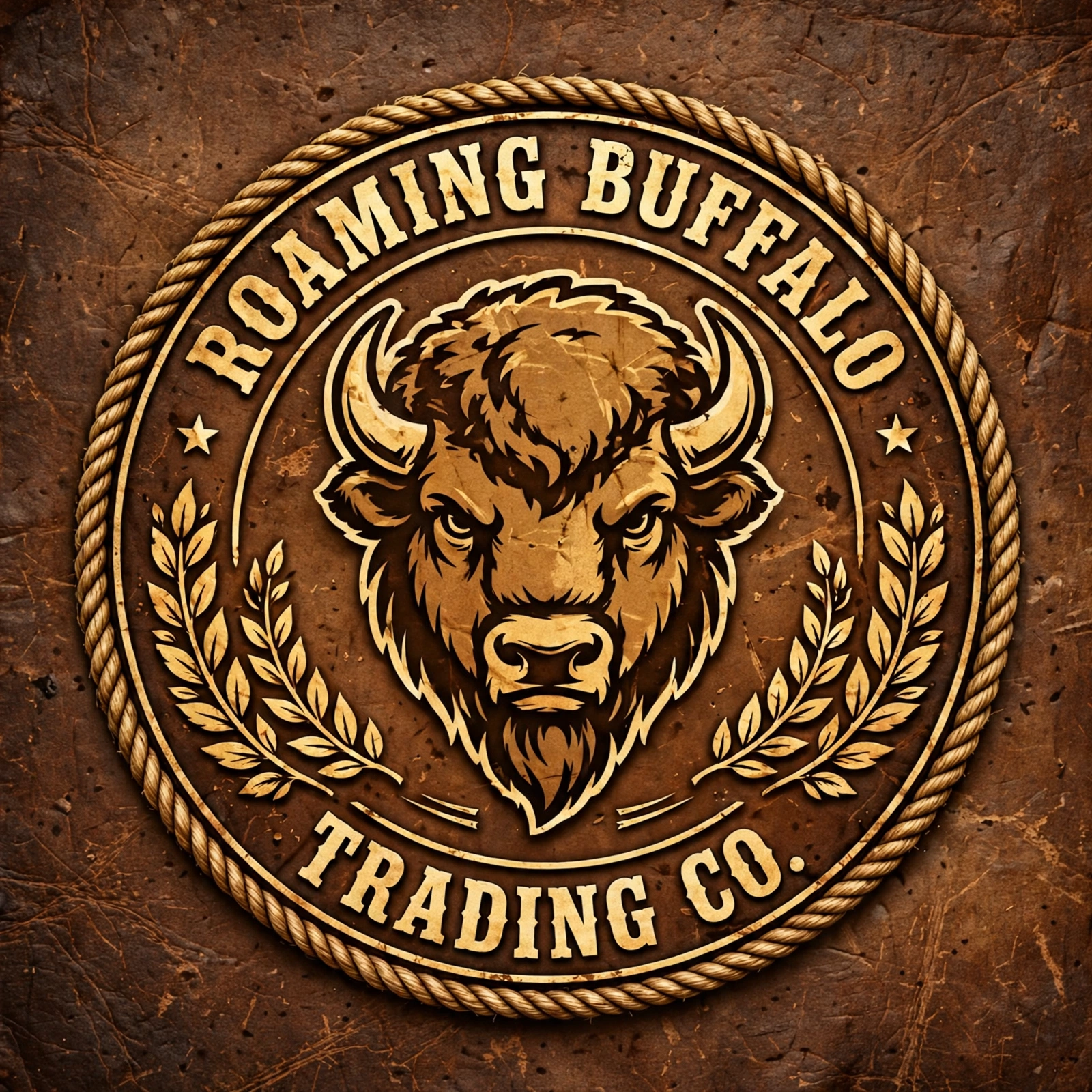 Roaming Buffalo Trading Co. badge